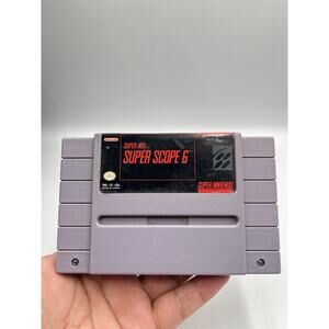Super Scope 6 SNES Game (Super Nintendo Entertainment System, 1992)